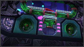 Ta zagadka jest banalnie prosta - każdy z graczy musi wejść do jednego z dwóch kółek napędowych - Rury marzeń | Fabryka lepszego jutra | LittleBigPlanet 2 - LittleBigPlanet 2 - poradnik do gry