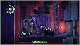 Alternatywna wersja - zanim ruszymy dalej musimy wrócić na początek (na marginesie: miotacz ognia można także zestrzelić) - Bum za zeta (1) | Fabryka lepszego jutra | LittleBigPlanet 2 - LittleBigPlanet 2 - poradnik do gry