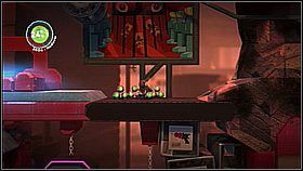 Ruszamy dalej przeciągając się na bombie - musimy omijać wysuwające się naelektryzowane obiekty - Bum za zeta (2) | Fabryka lepszego jutra | LittleBigPlanet 2 - LittleBigPlanet 2 - poradnik do gry