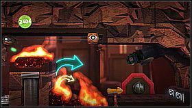 Wychodzimy ze strefy dwuosobowej i ruszamy w prawo - Przetwarzanie śmieci | Fabryka lepszego jutra | LittleBigPlanet 2 - LittleBigPlanet 2 - poradnik do gry