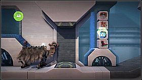 W pierwszym pomieszczeniu strzelamy do celów - Masz garba | Avalonia | LittleBigPlanet 2 - LittleBigPlanet 2 - poradnik do gry