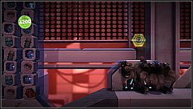 Zjeżdżając windą także odpieramy ataki nietoperzy i strzelamy do przedmiotów - Masz garba | Avalonia | LittleBigPlanet 2 - LittleBigPlanet 2 - poradnik do gry