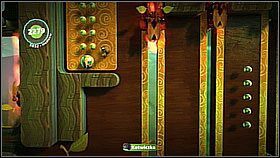 Wyjdziemy na zewnątrz i dostaniemy kotwiczkę - za jej pomocą można podczepiać się do świetlików - Przy dobrej zabawie świetliki szybko lecą | Azyl Ewy | LittleBigPlanet 2 - LittleBigPlanet 2 - poradnik do gry