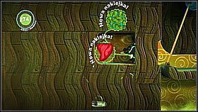 Aktywujemy windę strzelając wodą w jej górną część - Pomoc jest cnotą | Azyl Ewy | LittleBigPlanet 2 - LittleBigPlanet 2 - poradnik do gry