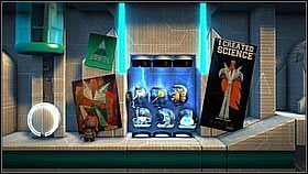 Wskakujemy do rury [1] i zbieramy przedmioty leżące we wnęce - Ustawić kurs na serce Negativitrona (1) | Kosmos | LittleBigPlanet 2 - LittleBigPlanet 2 - poradnik do gry