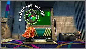 W maszynie z chwytakiem są dwa przedmioty - stajemy na guzik aby poruszyć mechaniczną ręką - Ustawić kurs na serce Negativitrona (1) | Kosmos | LittleBigPlanet 2 - LittleBigPlanet 2 - poradnik do gry