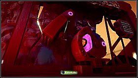 Na dole przeskakujemy w prawo po skoczniach - Gdzie jest Avalon Centryfuga | Kosmos | LittleBigPlanet 2 - LittleBigPlanet 2 - poradnik do gry