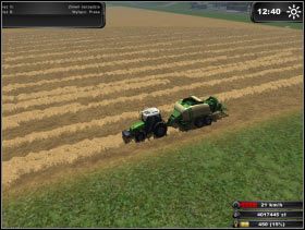 118 - Prasowanie i zwożenie (1) | Uprawa pola w Symulator Farmy 2011 - Symulator Farmy 2011 - poradnik do gry