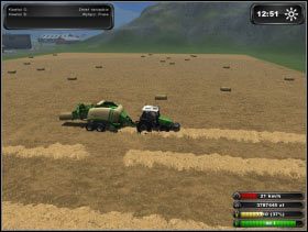 122 - Prasowanie i zwożenie (1) | Uprawa pola w Symulator Farmy 2011 - Symulator Farmy 2011 - poradnik do gry