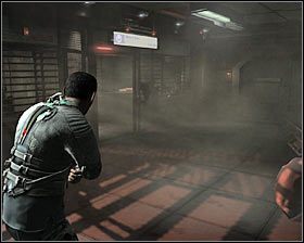 W kolejnej lokacji będziesz świadkiem egzekucji na dwóch lokalnych strażnikach #1 - Rozdział 1 (1) | Opis przejścia gry Dead Space 2 - Dead Space 2 - poradnik do gry