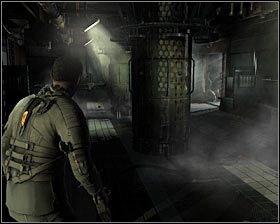 Wybierz teraz lewą część korytarza, podążając jedyną dostępną ścieżką - Rozdział 1 (2) | Opis przejścia gry Dead Space 2 - Dead Space 2 - poradnik do gry