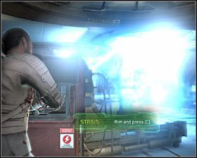 Zgodnie z otrzymaną instrukcją, musisz wykonywać myszką koliste ruchy, poruszając nią w jednym wybranym przez siebie kierunku (zgodnie z ruchem wskazówek zegara lub odwrotnie) - Rozdział 1 (4) | Opis przejścia gry Dead Space 2 - Dead Space 2 - poradnik do gry