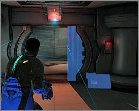 Przesuń się trochę w prawo i namierz drzwi, które przed chwilą otworzyłeś - Rozdział 1 (4) | Opis przejścia gry Dead Space 2 - Dead Space 2 - poradnik do gry