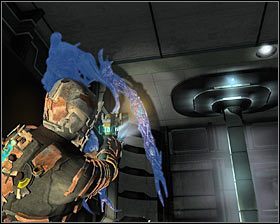 Gdy tylko wyczerpiesz stazę przystępuj do sprintu, próbując jak najszybciej dotrzeć do wspomnianego wcześniej punktu regeneracji stazy #1 - Rozdział 1 (6) | Opis przejścia gry Dead Space 2 - Dead Space 2 - poradnik do gry