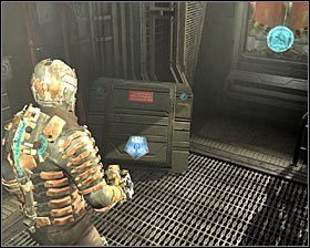 Skieruj się tu na dół, docierając po chwili do nowych drzwi - Rozdział 1 (6) | Opis przejścia gry Dead Space 2 - Dead Space 2 - poradnik do gry