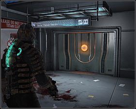 Ruszaj prosto #1, badając mijane po drodze prawe ławeczki w poszukiwaniu nowego przedmiotu - Rozdział 2 (2) | Opis przejścia gry Dead Space 2 - Dead Space 2 - poradnik do gry