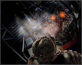 Już za chwilę z wagoniku kolejki wyłoni się nowy boss #1 - Rozdział 2 (3) | Opis przejścia gry Dead Space 2 - Dead Space 2 - poradnik do gry