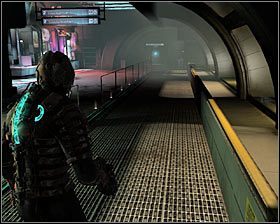 Ruszaj dalej, docierając po chwili do nowych drzwi #1 - Rozdział 3 (1) | Opis przejścia gry Dead Space 2 - Dead Space 2 - poradnik do gry