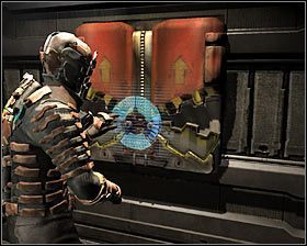 Korzystając z okazji zabierz nowy standardowy przedmiot oraz ściągnij z góry nadającą się do zniszczenia skrzynkę - Rozdział 4 (2) | Opis przejścia gry Dead Space 2 - Dead Space 2 - poradnik do gry