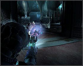 Do zlikwidowania będzie grupka Stalkerów, tak więc proponuję przyczaić się w jakimś miejscu i je kolejno eliminować #1 - Rozdział 4 (3) | Opis przejścia gry Dead Space 2 - Dead Space 2 - poradnik do gry