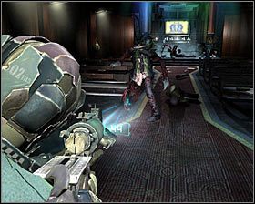 Po zapisaniu stanu gry powróć do wspomnianych wcześniej drzwi, prowadzących do [Reunion Chapel] (obok drzwi jest nowa tabliczka) #1 - Rozdział 4 (3) | Opis przejścia gry Dead Space 2 - Dead Space 2 - poradnik do gry