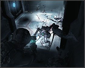 Musisz niestety przyjąć do wiadomości to, że kolejne bestie będą mogły pojawić się dopiero po tym jak dotrzesz do dalszych części tego pomieszczenia - Rozdział 5 (1) | Opis przejścia gry Dead Space 2 - Dead Space 2 - poradnik do gry