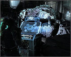 Włam się do panelu kontrolnego, obok którego leżał pozyskany przed chwilą węzeł mocy #1 i rozwiąż dobrze poznaną już mini-grę hakerską - Rozdział 5 (1) | Opis przejścia gry Dead Space 2 - Dead Space 2 - poradnik do gry