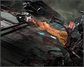 Walka ta nie będzie odbiegała zbytnio od poprzednich spotkań z bossem, ograniczając się do konieczności celowania w jego gruczoły - Rozdział 5 (3) | Opis przejścia gry Dead Space 2 - Dead Space 2 - poradnik do gry