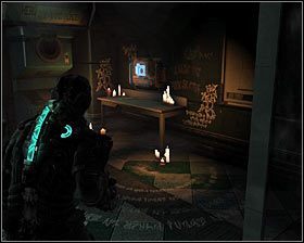 Powróć do głównego korytarza i ruszaj prosto #1, docierając po kilku chwilach do nowych drzwi - Rozdział 6 (1) | Opis przejścia gry Dead Space 2 - Dead Space 2 - poradnik do gry