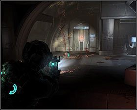 W końcowej części przemarszu uważaj na dwa dość trudne do zlokalizowania potwory Cyst - Rozdział 6 (2) | Opis przejścia gry Dead Space 2 - Dead Space 2 - poradnik do gry
