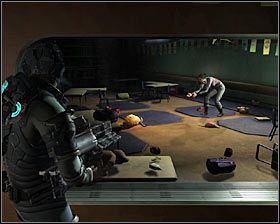 Rozważ powrót do sklepu i punktu zapisu stanu gry, a następnie skorzystaj ze wspomnianego przejścia, wchodząc do przedszkola #1 - Rozdział 6 (4) | Opis przejścia gry Dead Space 2 - Dead Space 2 - poradnik do gry