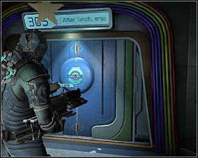 Zanim skierujesz się do wyjścia dobrze byłoby oczywiście skorzystać z nowego punktu zapisu stanu gry #1 - Rozdział 6 (4) | Opis przejścia gry Dead Space 2 - Dead Space 2 - poradnik do gry