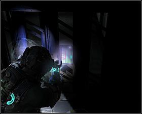W celu kontynuowania misji musisz skorzystać z pokazanych na pierwszym screenie drzwi #1, prowadzących do [Solar Energy Collector Works] - Rozdział 6 (5) | Opis przejścia gry Dead Space 2 - Dead Space 2 - poradnik do gry