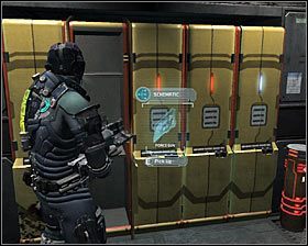 Wybierając prawy korytarz natrafisz na dwa potwory Cyst przyklejone do podłoża #1 - Rozdział 7 (2) | Opis przejścia gry Dead Space 2 - Dead Space 2 - poradnik do gry