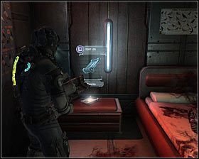 Cel misji znajduje się po Twojej lewej stronie, ale na początek proponuję zbadać obszar na prawo od hologramu #1 - Rozdział 7 (2) | Opis przejścia gry Dead Space 2 - Dead Space 2 - poradnik do gry