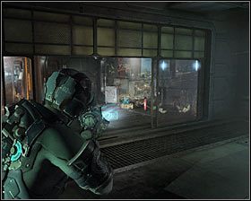Powróć do hologramu i tym razem przystąp do eksploracji lewego korytarza #1 - Rozdział 7 (2) | Opis przejścia gry Dead Space 2 - Dead Space 2 - poradnik do gry