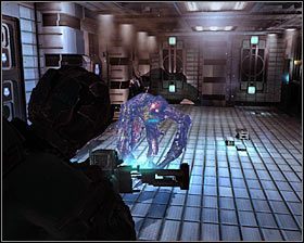 Przystąp tu do zdejmowania z użyciem kinezy kolejnych metalowych osłon #1 - Rozdział 7 (4) | Opis przejścia gry Dead Space 2 - Dead Space 2 - poradnik do gry