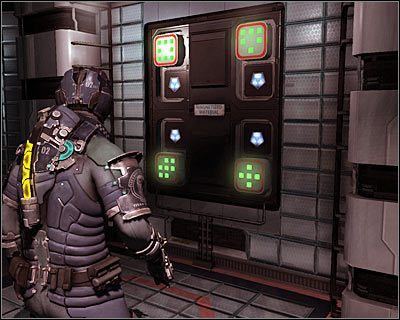 Wyjmij wszystkie cztery kostki ze slotów i przystąp do ich ponownego układania - Rozdział 7 (4) | Opis przejścia gry Dead Space 2 - Dead Space 2 - poradnik do gry