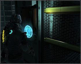 Podejdź do konsoli sterowania, która pojawiła się po lewej stronie #1 - Rozdział 7 (4) | Opis przejścia gry Dead Space 2 - Dead Space 2 - poradnik do gry