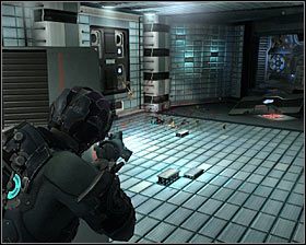 Także i tu zacznij od zdjęcia trzech metalowych osłon #1 - Rozdział 7 (4) | Opis przejścia gry Dead Space 2 - Dead Space 2 - poradnik do gry