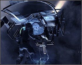 Wciśnij teraz klawisz B, dzięki czemu gra wskaże Ci pierwszy panel słoneczny z dwóch, które musisz przestawić - Rozdział 7 (5) | Opis przejścia gry Dead Space 2 - Dead Space 2 - poradnik do gry