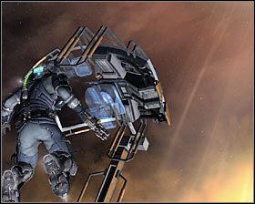 Możesz już ponownie wcisnąć klawisz B w celu zlokalizowania drugiego panelu słonecznego, który wymaga przestawienia #1 - Rozdział 7 (6) | Opis przejścia gry Dead Space 2 - Dead Space 2 - poradnik do gry