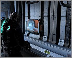 Możesz już ruszać jedyną możliwą ścieżką, docierając po kilku chwilach do drzwi prowadzących do [Fuel Processing Control] - Rozdział 8 (1) | Opis przejścia gry Dead Space 2 - Dead Space 2 - poradnik do gry