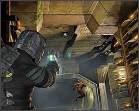 Zauważ, że spowolnienie obiektu doprowadziło do odblokowania strefy przelotu #1 - Rozdział 8 (2) | Opis przejścia gry Dead Space 2 - Dead Space 2 - poradnik do gry