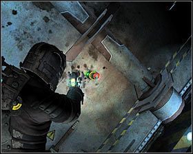 Musisz teraz wykonać bardzo zbliżoną czynność do tej z początkowej fazy eksploracji strefy objętej zerową grawitacją - Rozdział 8 (3) | Opis przejścia gry Dead Space 2 - Dead Space 2 - poradnik do gry