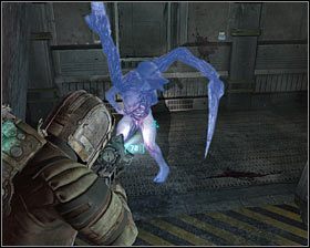 Niezależnie od wybranej metody rozprawienia się z potworami musisz dotrzeć do wspomnianej wcześniej windy #1 i wejść w interakcję z panelem dotykowym - Rozdział 9 (1) | Opis przejścia gry Dead Space 2 - Dead Space 2 - poradnik do gry