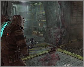Po tym jak powrócisz na balkoniki przed Tobą zaczną pojawiać się schodzące po ścianach strony Crawler #1 - Rozdział 9 (1) | Opis przejścia gry Dead Space 2 - Dead Space 2 - poradnik do gry