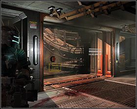 Jako że nic ciekawego tu nie odnajdziesz, od razu skieruj się do windy prowadzącej do [High Pressure Storage] #1 - Rozdział 9 (1) | Opis przejścia gry Dead Space 2 - Dead Space 2 - poradnik do gry