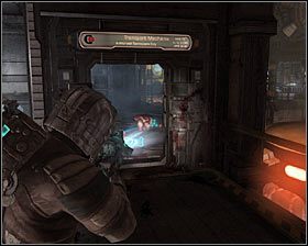 Szybko wybiegnij z windy i zajmij się zlikwidowaniem nekromorfa Pregnant, który pojawi się przy lewym przejściu #1 - Rozdział 9 (2) | Opis przejścia gry Dead Space 2 - Dead Space 2 - poradnik do gry