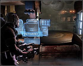 Wsadź zdobyty przed chwilą trzeci obiekt do górnego slotu centralnego urządzenia #1 - Rozdział 9 (2) | Opis przejścia gry Dead Space 2 - Dead Space 2 - poradnik do gry